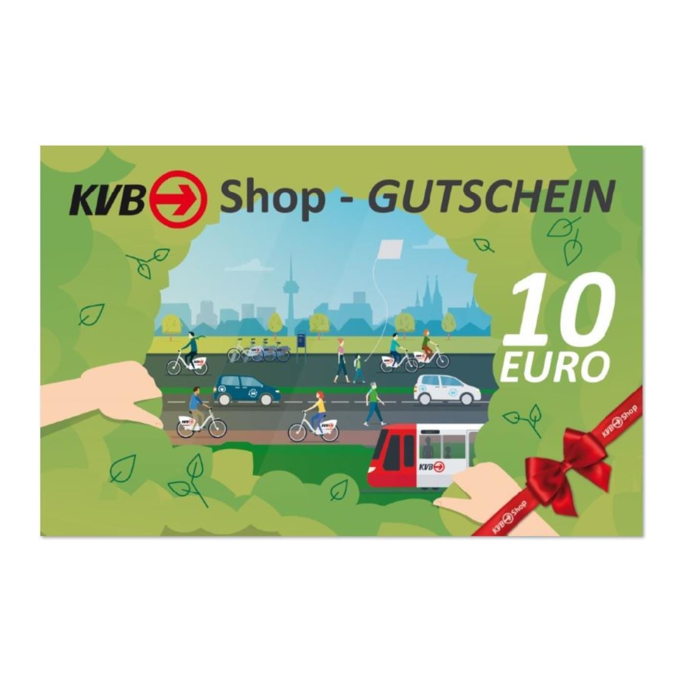 KVB Online-Shop Gutscheine - 10€