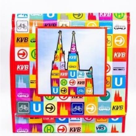 KVB Fahrradtasche – Köln bunt unterwegs