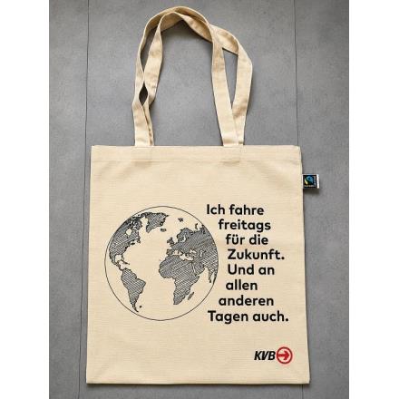 Baumwolltasche "Weltkugel"