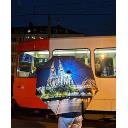 Schirm mit Kölner Skyline und Beleuchtung 2