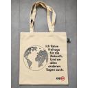 Baumwolltasche "Weltkugel" 1